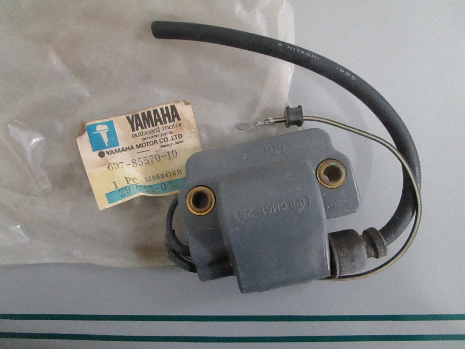 NEW OEM 697-85570-10-00 Yamaha Ignition Coil Assy 0820