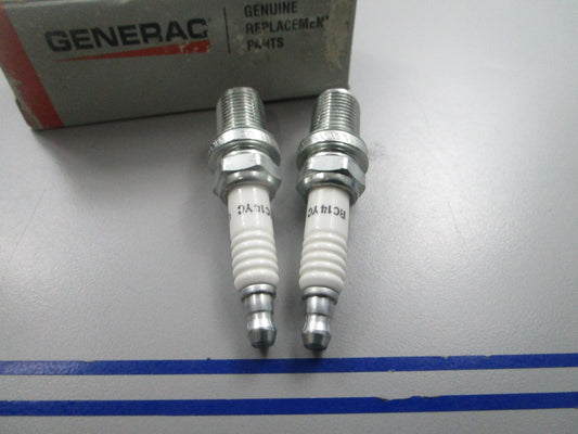 *NEW OEM* (LOT OF 2) 0810 Generac Champion Spark Plug RC14YC 0E7585