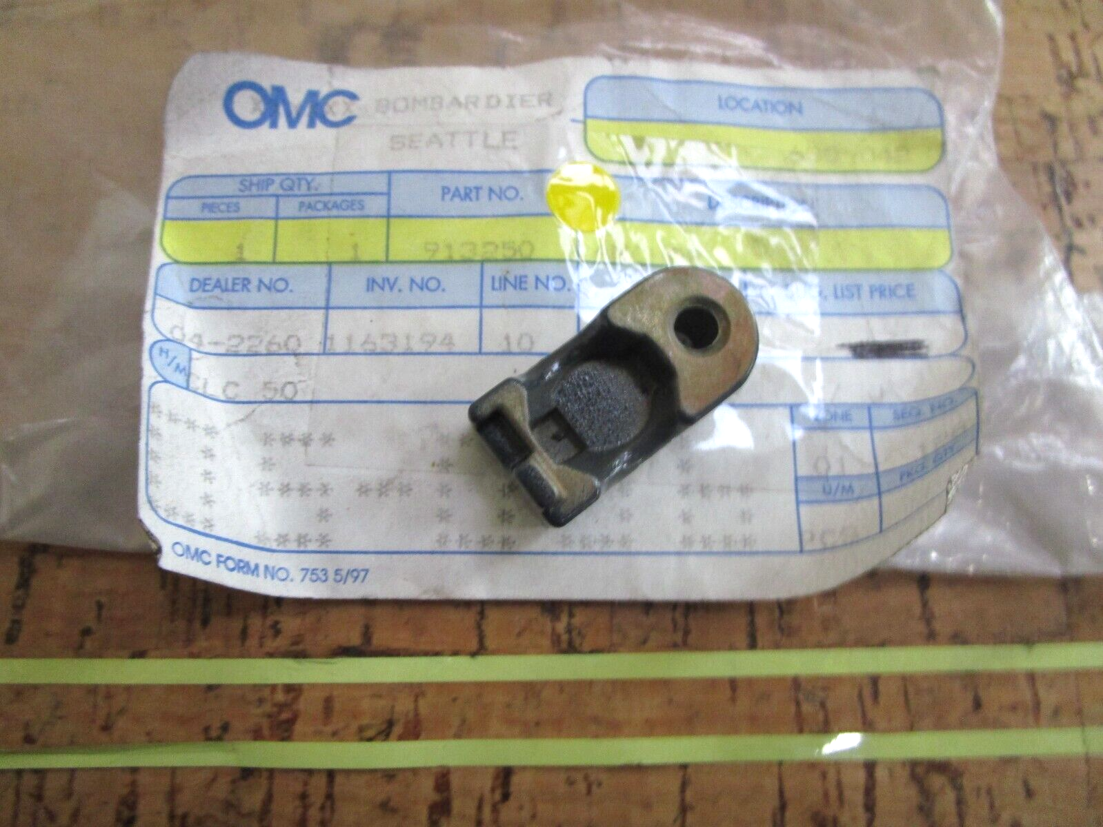 *NEW OEM* 0810 OMC Johnson Evinrude Anchor 913250 0913250