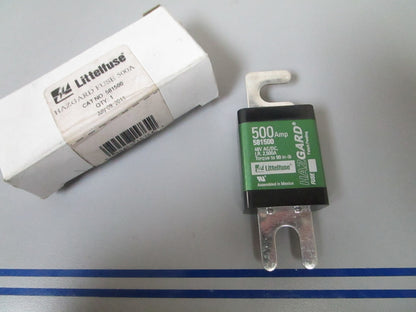 NEW OEM 581500 Lettelfuse 500AMP Hazgard Fuse 0720