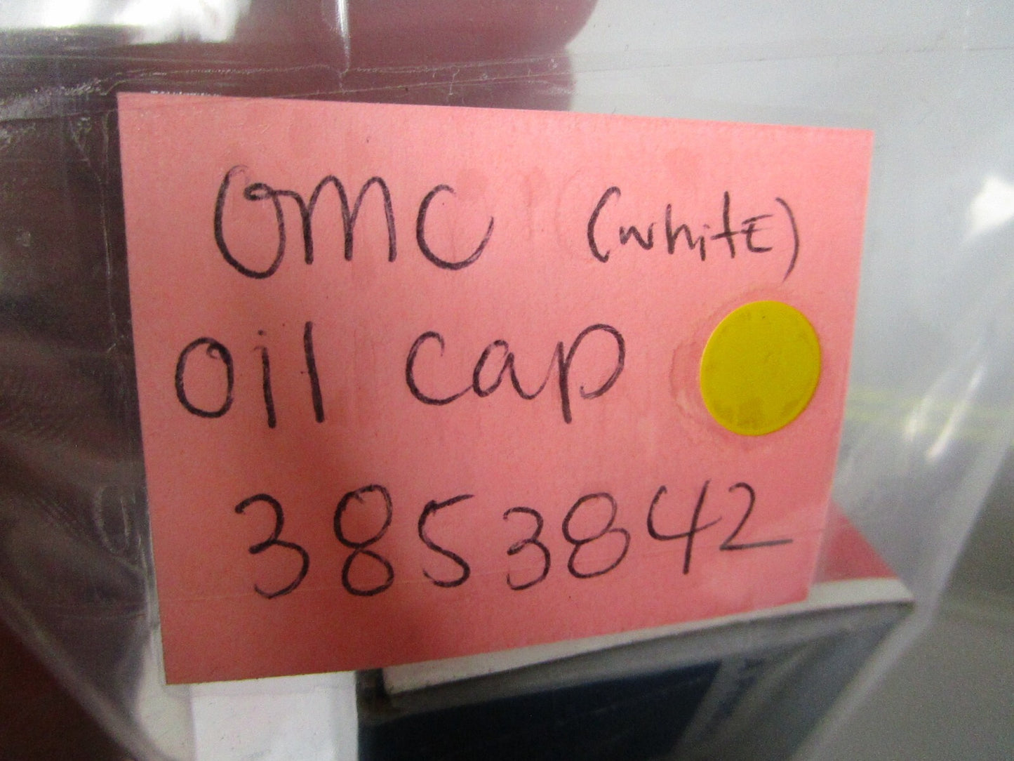 *NEW OEM* 0720 OMC Johnson Evinrude (White) Oil Cap 3853842