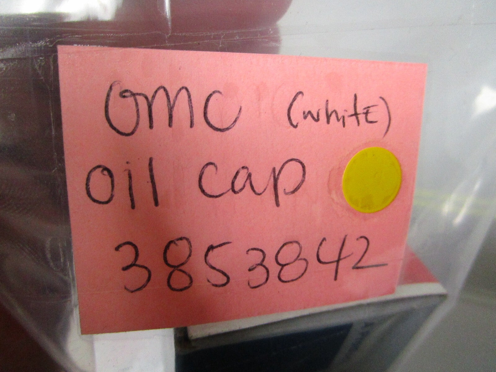 *NEW OEM* 0720 OMC Johnson Evinrude (White) Oil Cap 3853842