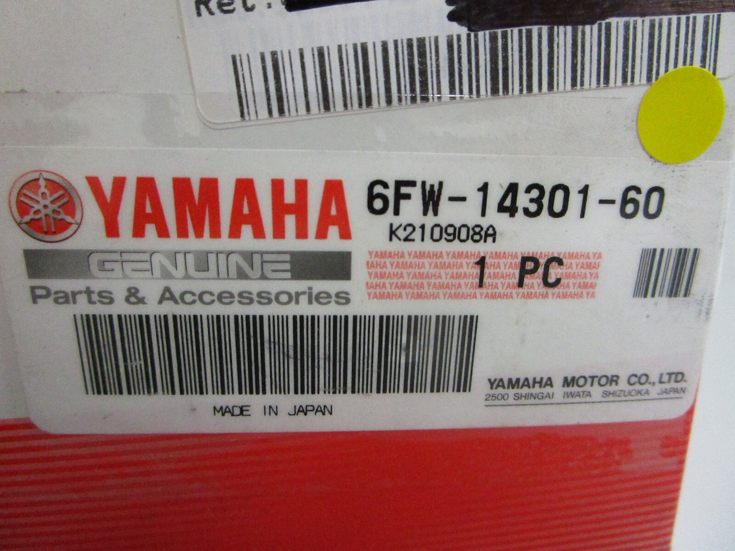 *NEW OEM* 0820 Yamaha Carburetor Assy 1 6FW-14301-60-00