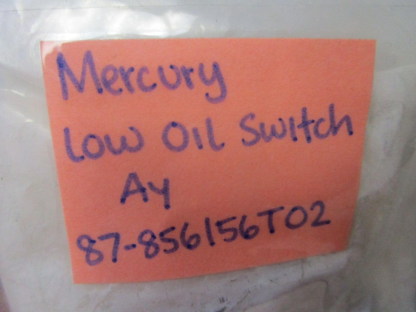 *NEW OEM* 0750 Mercury Quicksilver LOW OIL SWITCH ASSY 87-856156T02