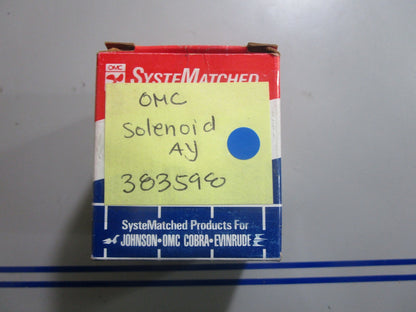 *NEW OEM* 0810 OMC Johnson Evinrude Solenoid Assembly 383598 0383598