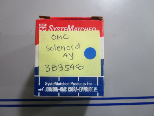 *NEW OEM* 0810 OMC Johnson Evinrude Solenoid Assembly 383598 0383598