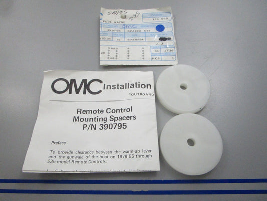NEW OEM 390795 0390795 OMC Johnson Evinrude Spacer Kit 0810