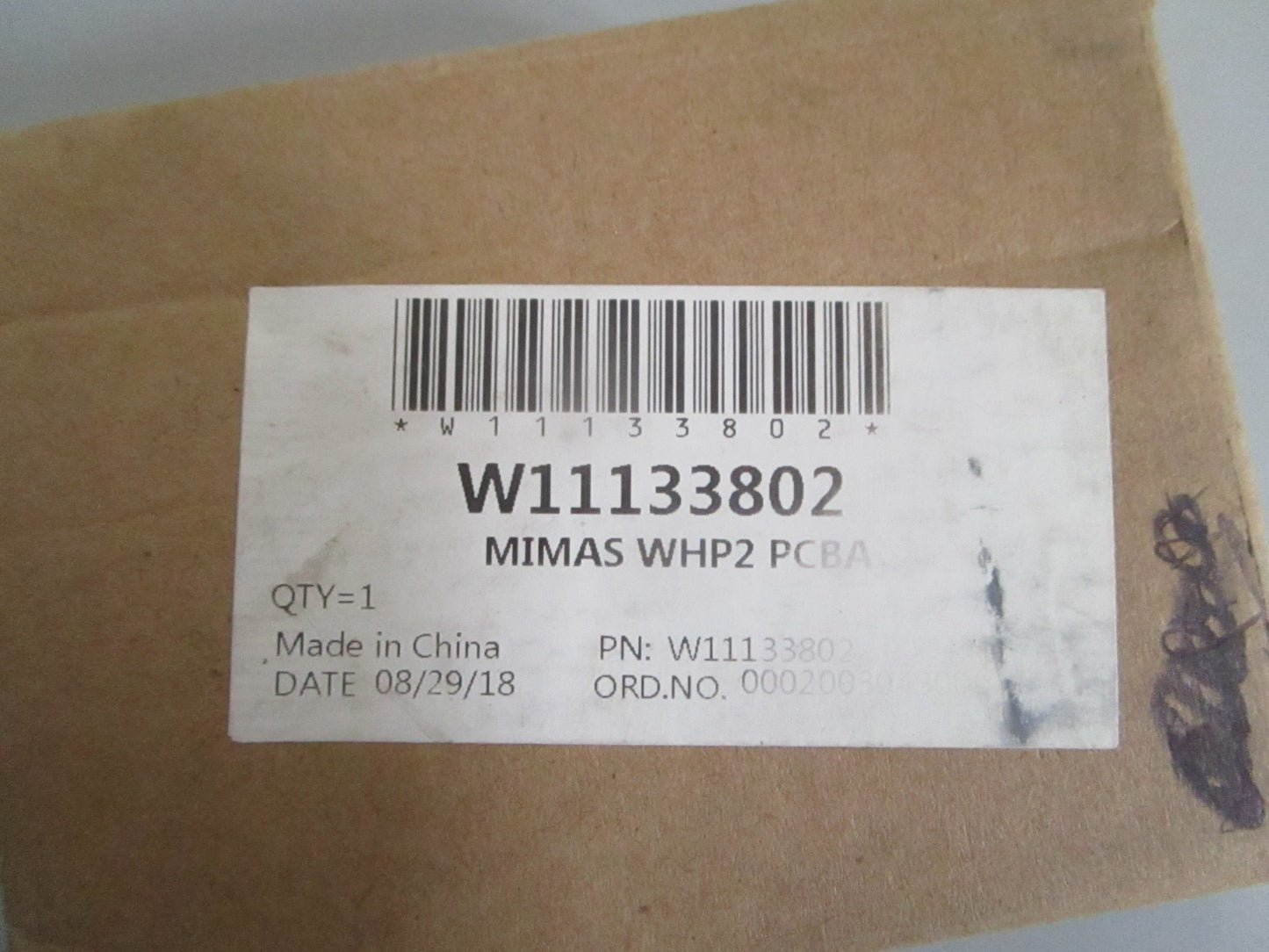 Whirlpool NEW OEM Microwave Hood Control Board PCBA W11133802 NOS Genuine 0820