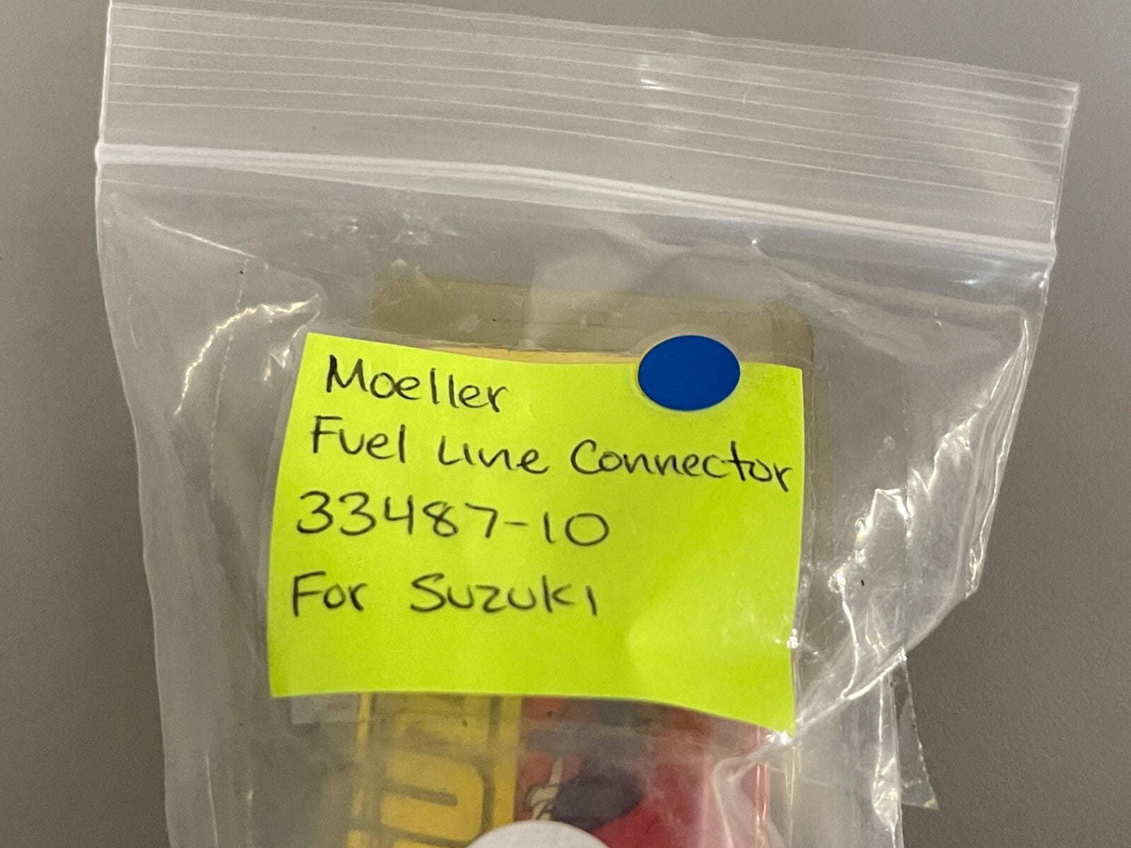*NEW* 0810 Moeller Fuel Line Connector 33487-10 For Suzuki