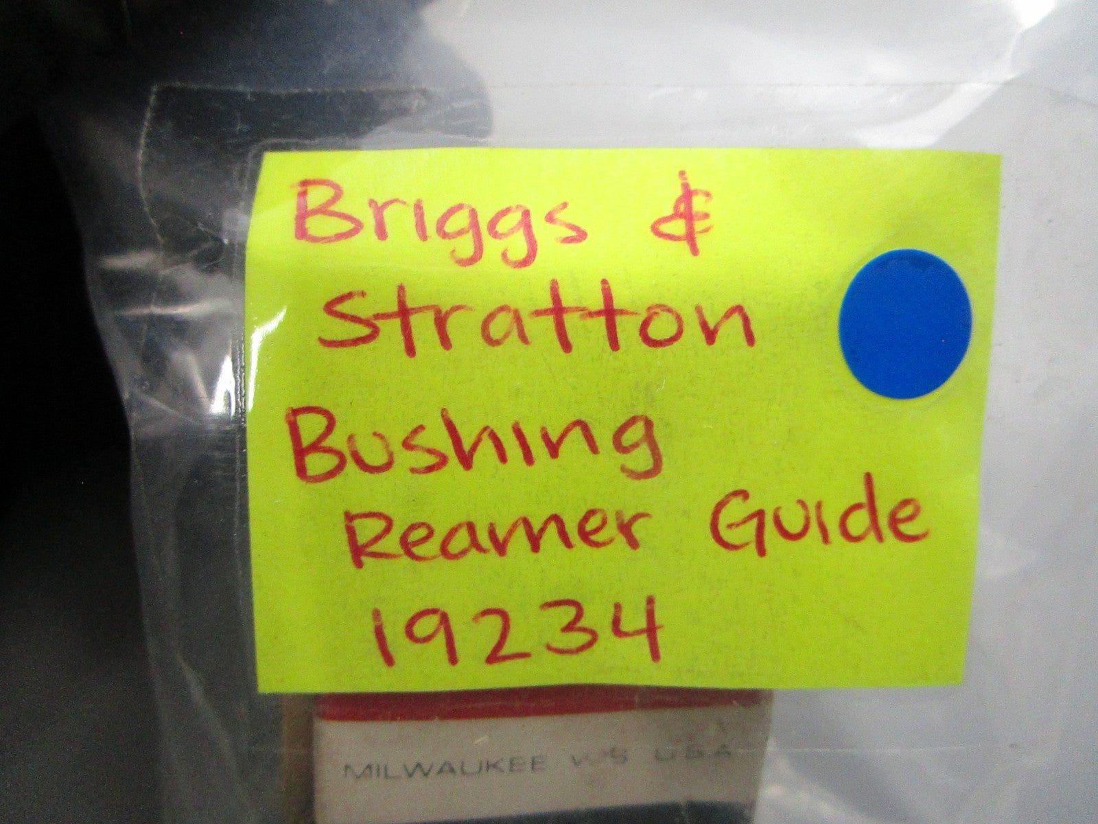 NEW OEM 19234 Briggs & Stratton Bushing Reamer Guide 0810