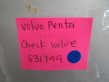 *NEW OEM* 0820 Volvo Penta Check Valve 831799
