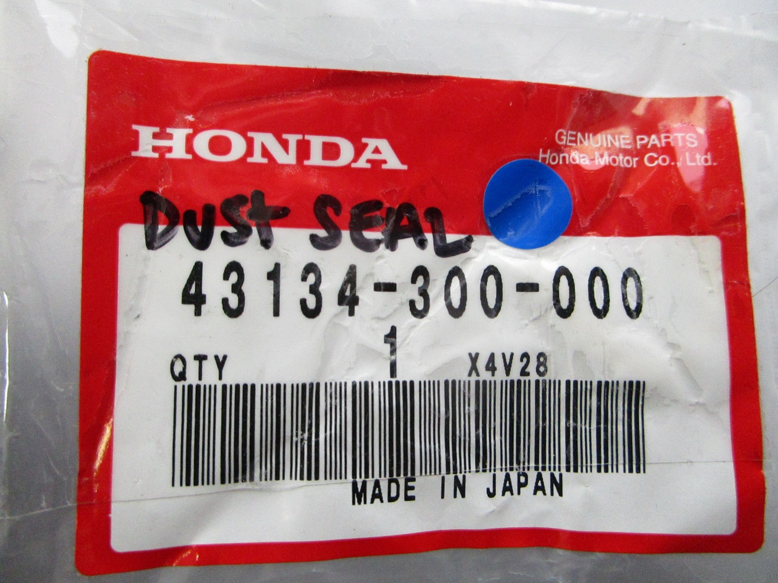 *NEW OEM* 0810 Honda Dust Seal 43134-300-000