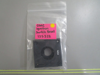 *NEW OEM* 0810 OMC Johnson Evinrude Ignition Switch Bezel 125322 0125322