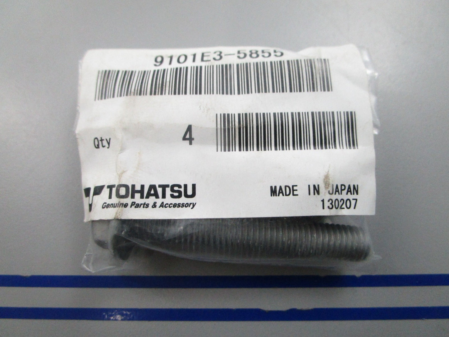 NEW OEM (LOT OF 4) 9101E3-5855 Tohatsu Bolt 0810