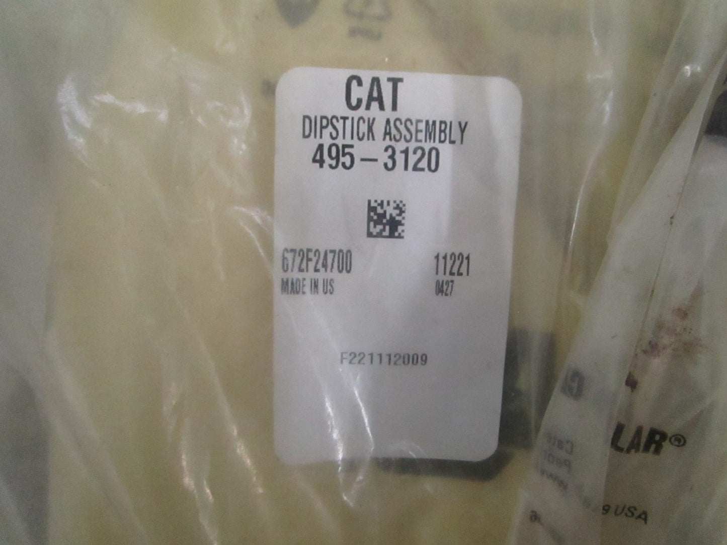 NEW OEM 495-3120 CAT Dipstick Assy 0820