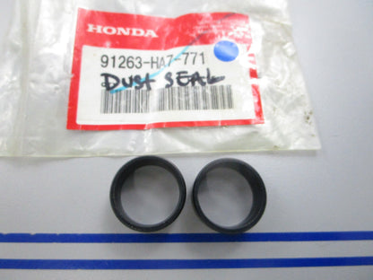 NEW OEM (LOT OF 2) 91263-HA7-771 Honda Dust Seal 0810