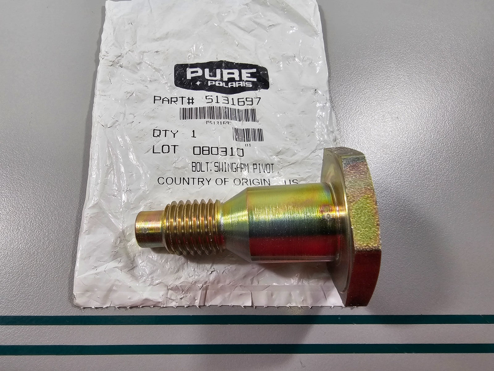 NEW OEM 5131697 Polaris Swingarm Pivot Bolt 0810