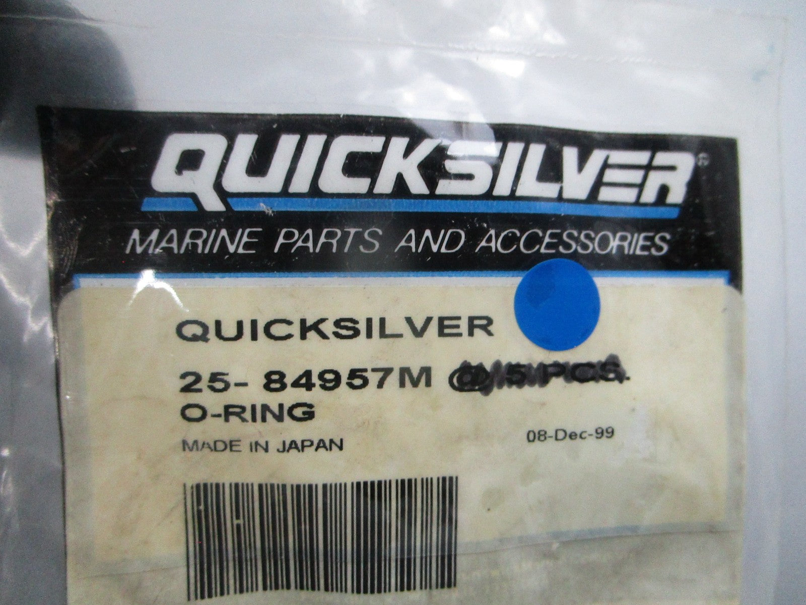 NEW OEM (LOT OF 4) 25-84957M Mercury Quicksilver O-Ring 0810