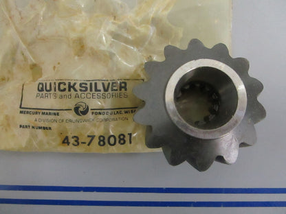 *NEW OEM* 0820 Mercury Quicksilver Pinion Gear 43-78081T1
