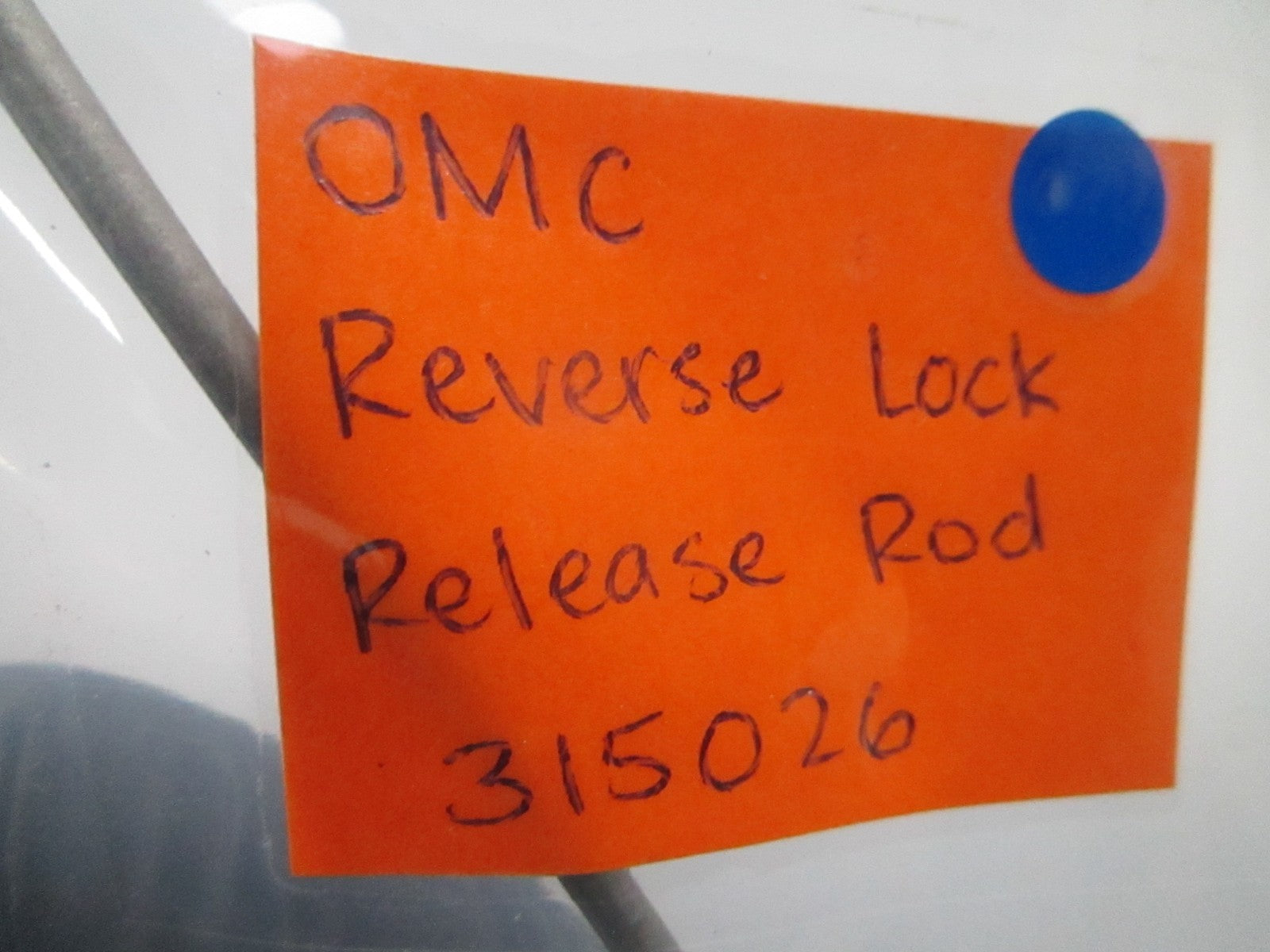 *NEW OEM* 0810 OMC Johnson Evinrude Reverse Lock Release Rod 315026 0315026