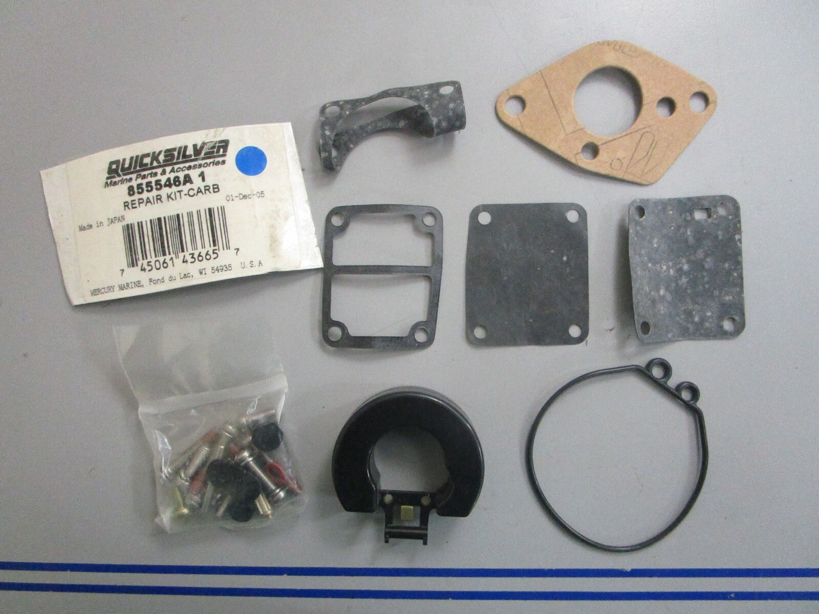 *NEW OEM* 0820 Mercury Quicksilver Carburetor Repair Kit 855546A1