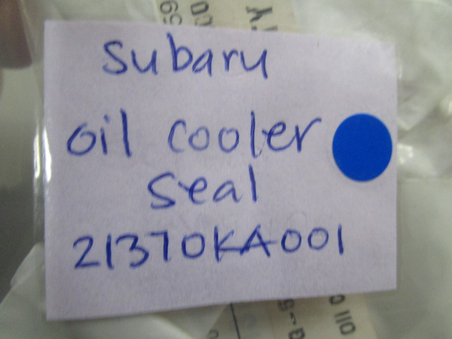 *NEW OEM* 0810 Subaru Oil Cooler Seal 21370KA001