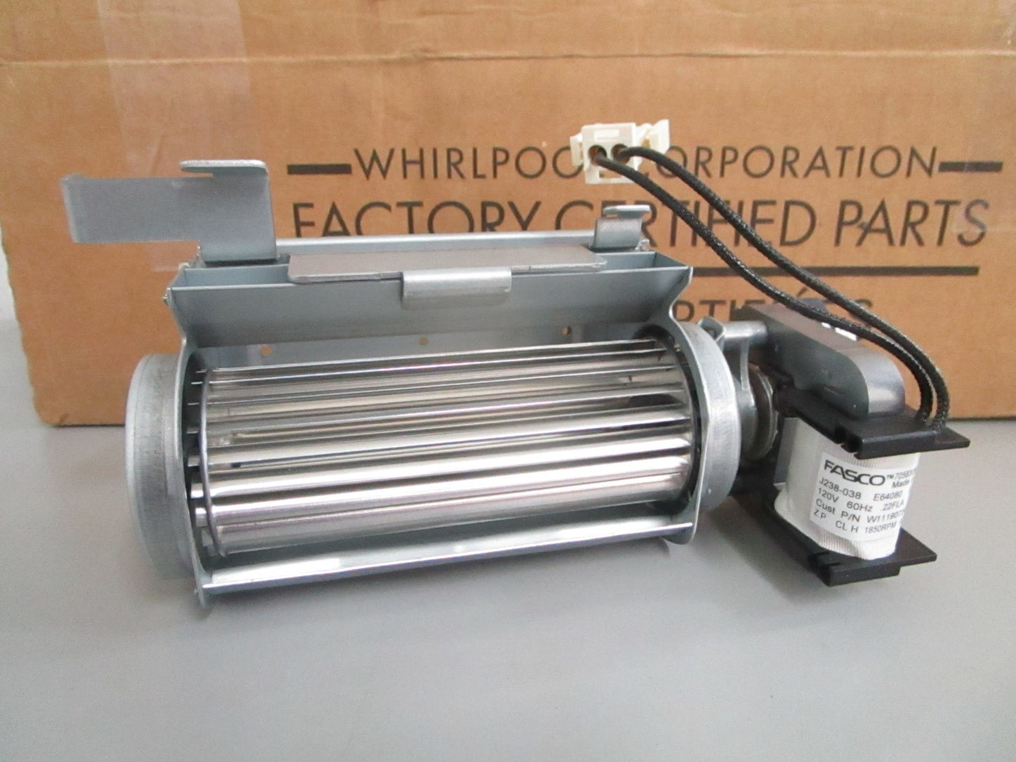 NEW OEM W11107275 Whirlpool Blower Fan 0820