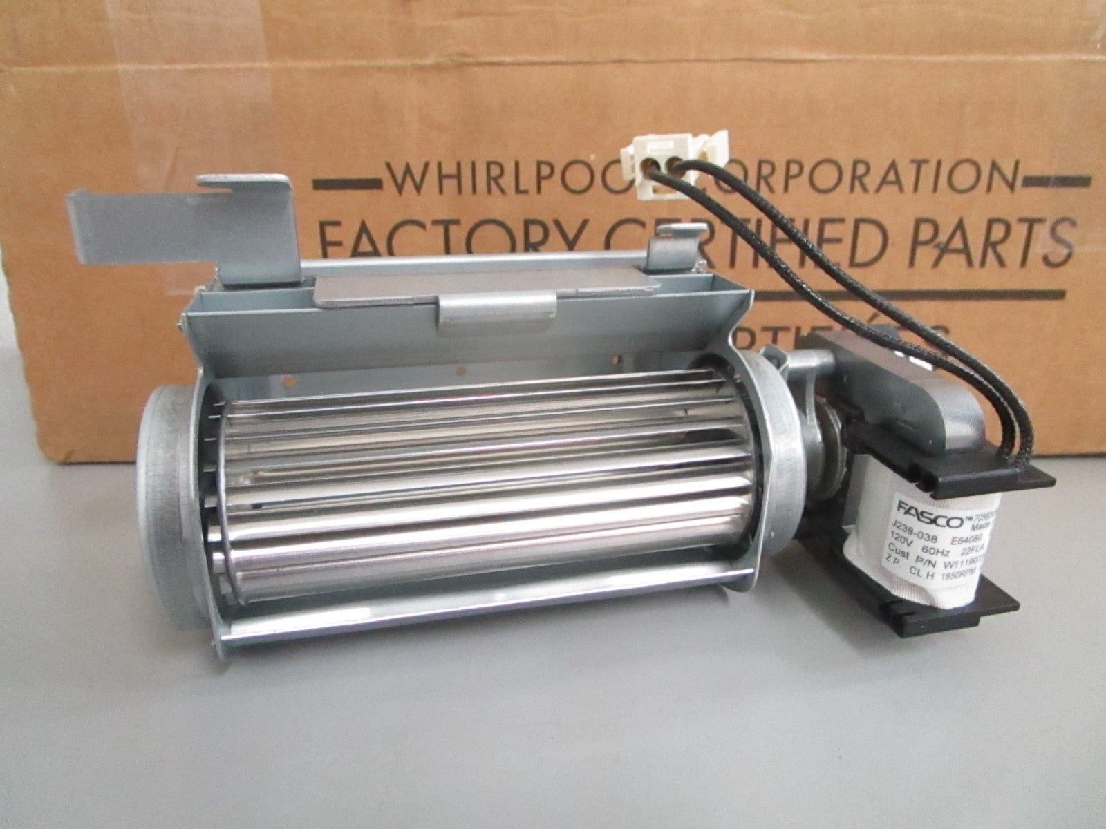 NEW OEM W11107275 Whirlpool Blower Fan 0820