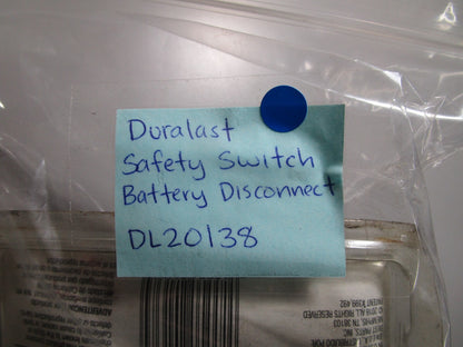 *NEW* 0810 Duralast Safety Switch Battery Disconnect DL20138