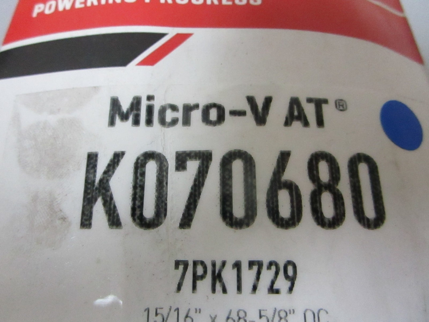 NEW K070680 Gates Micro-V 15/16" x 68 ⅝" Serpentine Belt 0720