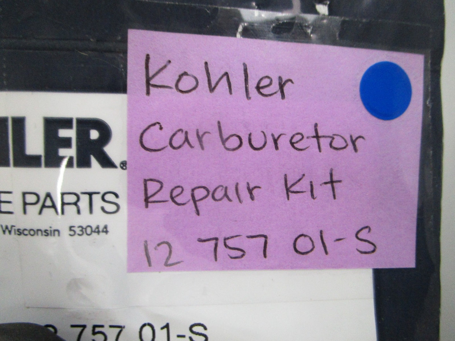 *NEW OEM* 0810 Kohler Carburetor Repair Kit 12 757 01-S