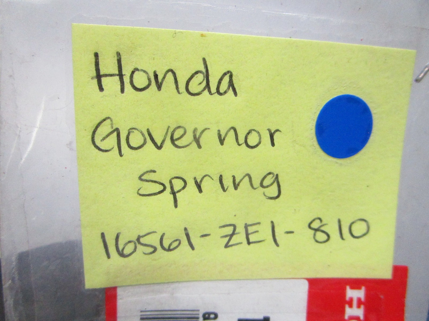 *NEW OEM* 0810 Honda Governor Spring 16561-ZE1-810