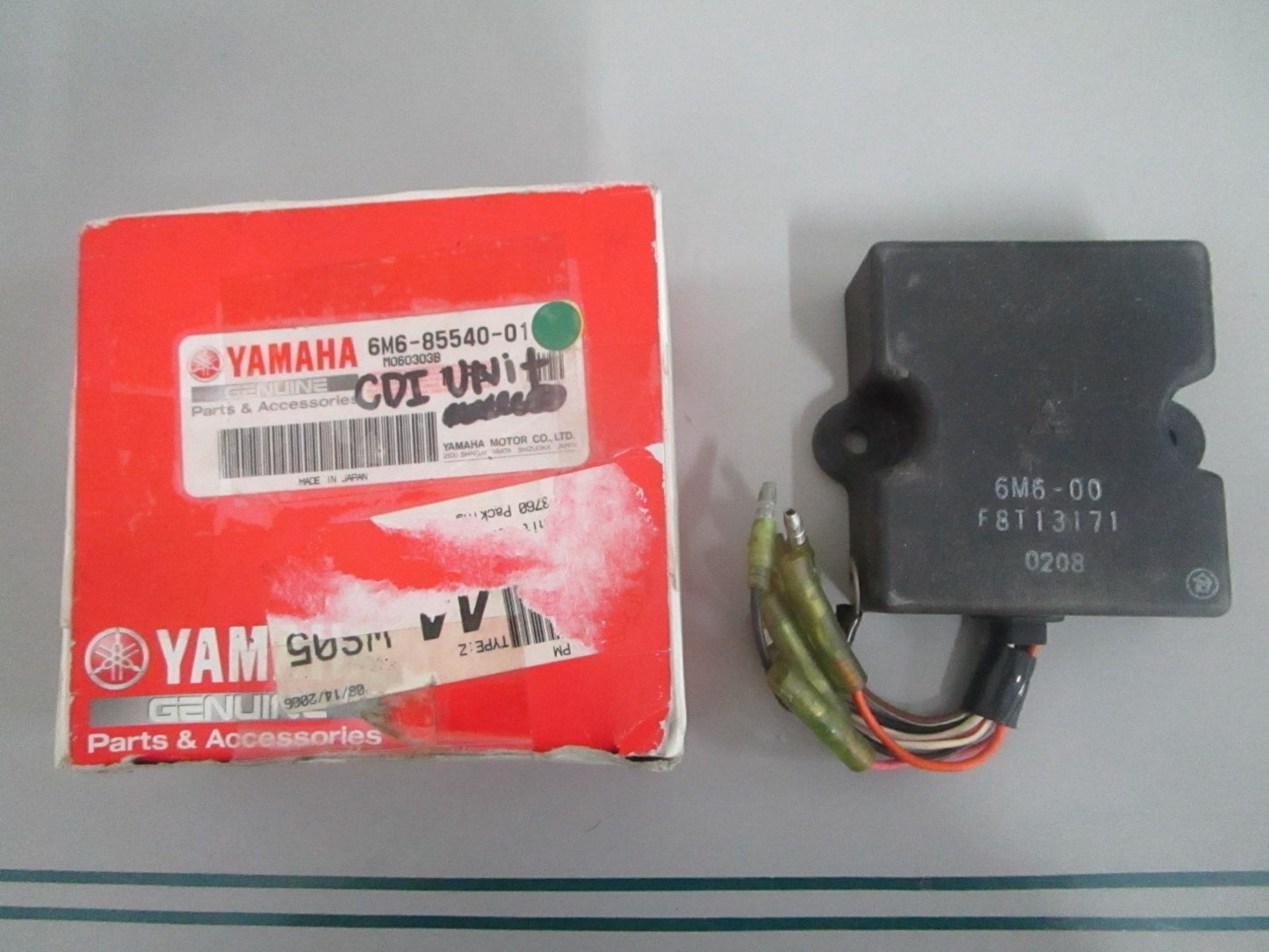 Yamaha 6M6-85540-01 CDI Unit Assy Outboard Ignition NOS Genuine NEW OEM 0820