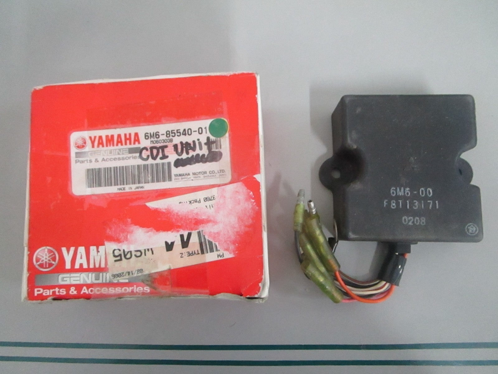 Yamaha 6M6-85540-01 CDI Unit Assy Outboard Ignition NOS Genuine NEW OEM 0820