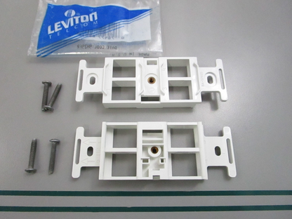 NEW OEM (LOT OF 2) 41087-QWP Leviton 4 Port Type 106 Insert 0810