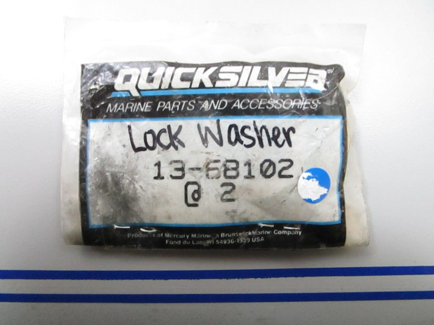 *NEW OEM* (LOT OF 2) 0810 Mercury Quicksilver Lock Washer 13-68102