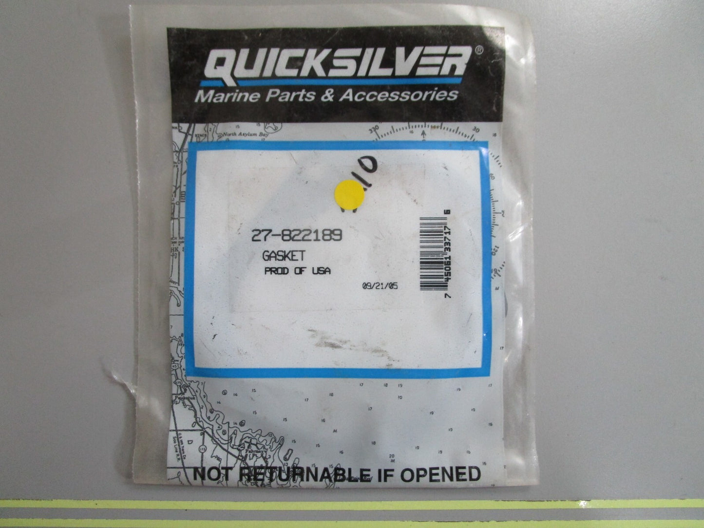 *NEW OEM* 0810 Mercury Quicksilver Gasket 27-822189