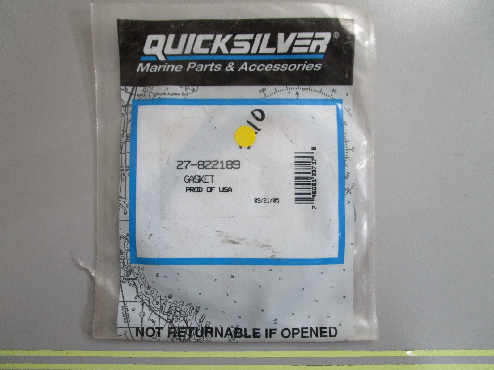 *NEW OEM* 0810 Mercury Quicksilver Gasket 27-822189