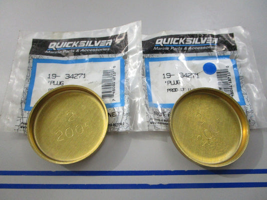 NEW OEM (LOT OF 2) 19-34271 Mercury Quicksilver Plug 0810
