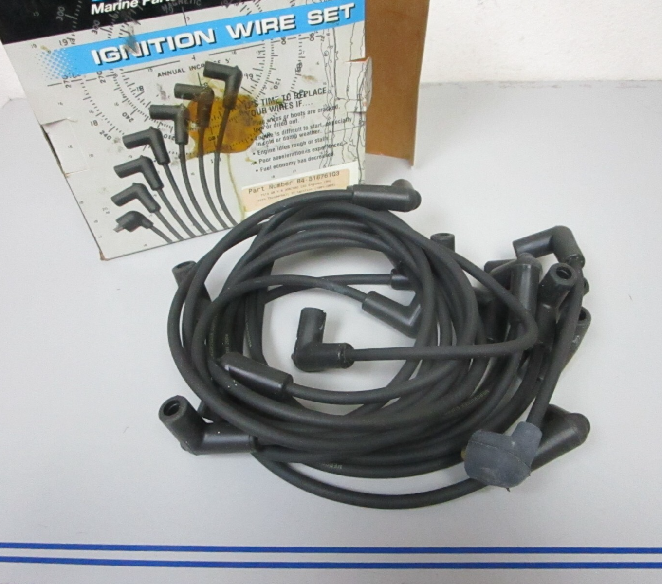 *NEW OEM* 0720 Mercury Quicksilver Spark Plug Wire Set 84-816761Q3