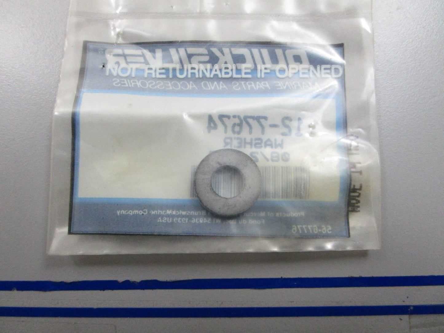 *NEW OEM* 0810 Mercury Quicksilver Washer 12-77674