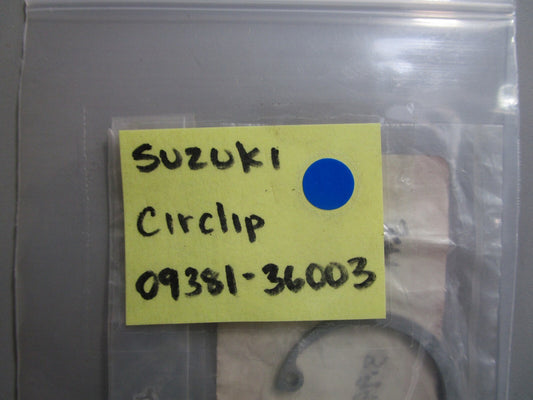 *NEW OEM* 0810 Suzuki Circlip 09381-36003