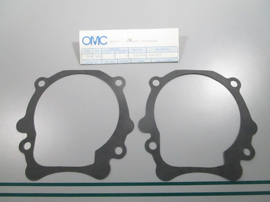 NEW OEM (LOT OF 2) 911784 0911784 OMC Johnson Evinrude Gasket 0810