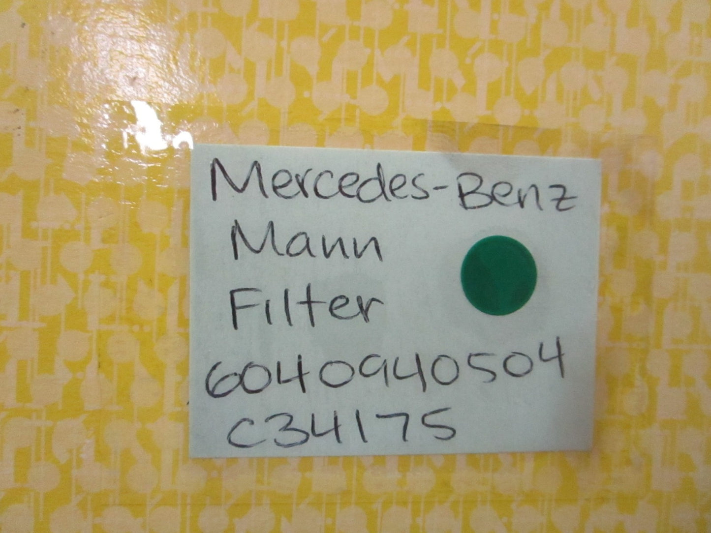 NEW OEM 60400940504 C34175 Mercedes-Benz Mann Filter 0810