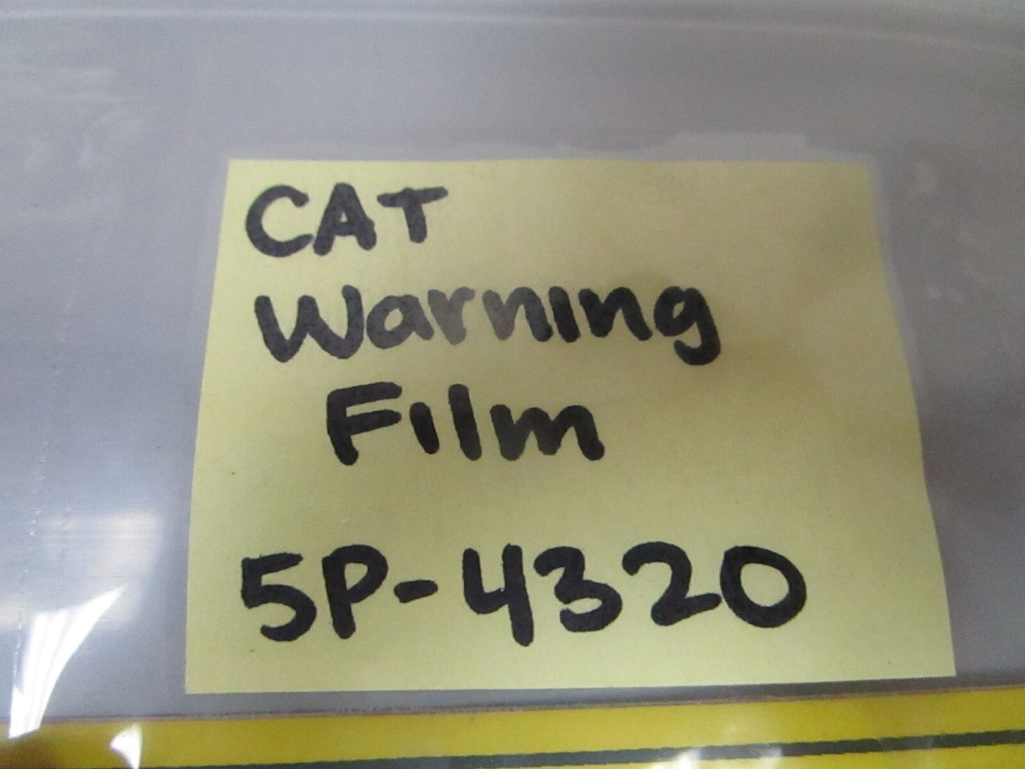*NEW OEM* 0810 CAT Warning Film 5P-4320