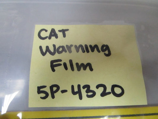 *NEW OEM* 0810 CAT Warning Film 5P-4320
