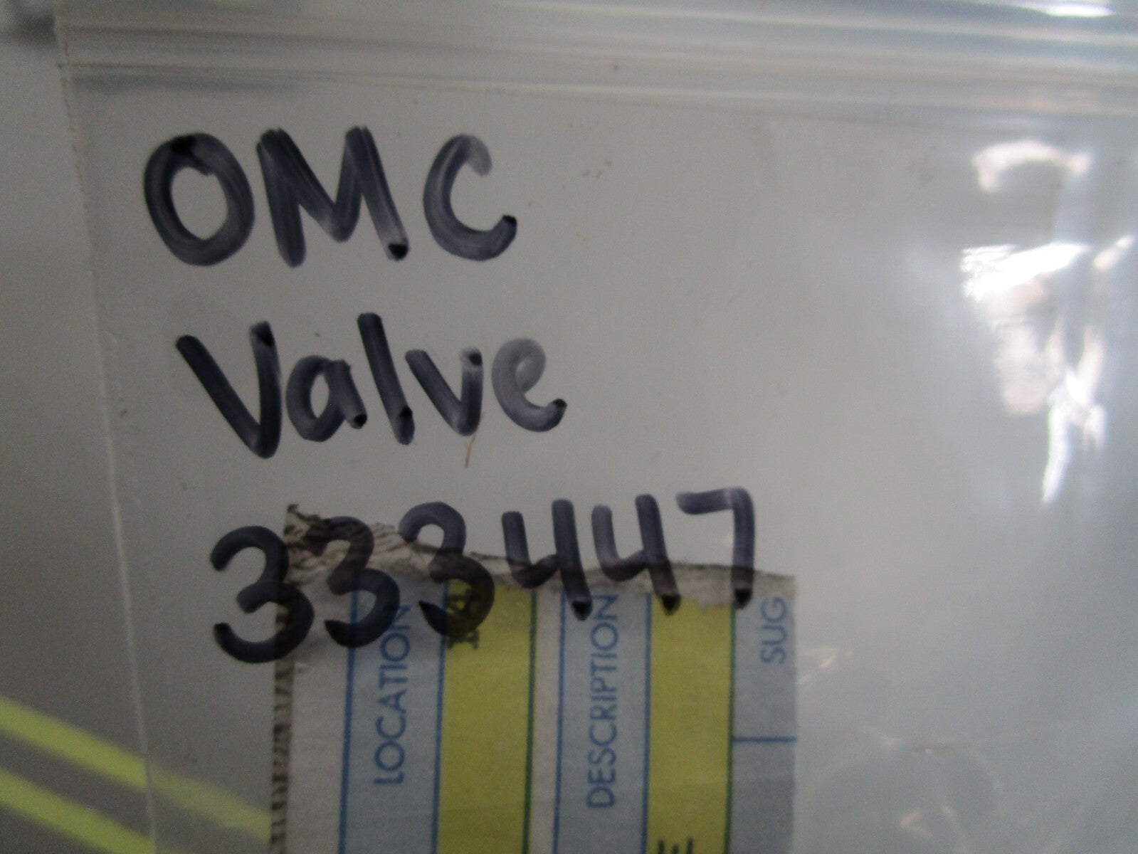 *NEW OEM* 0810 OMC Johnson Evinrude Valve 333447 0333447