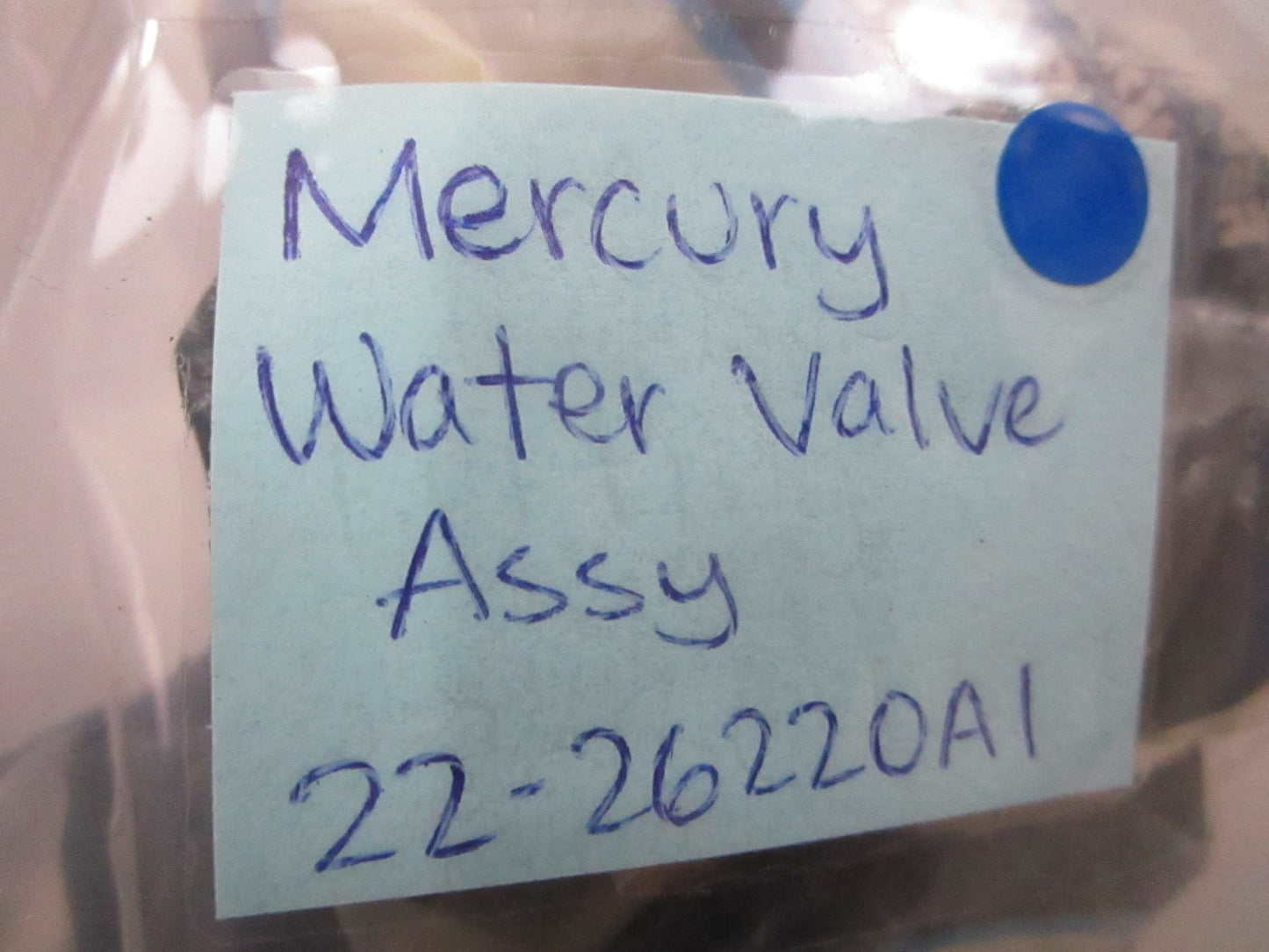 *NEW OEM* 0810 Mercury Quicksilver Water Valve Assembly 22-26220A1