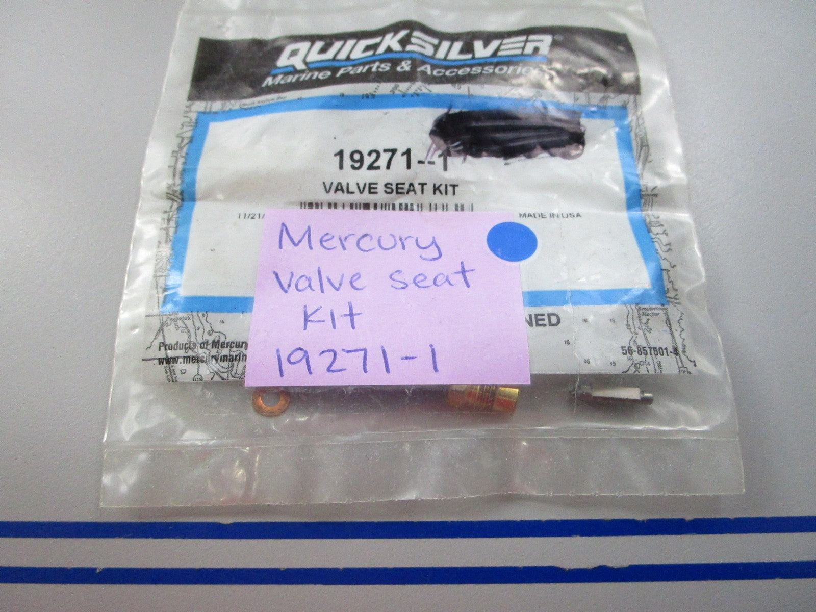 NEW OEM 19271-1 Mercury Quicksilver Valve Seat Kit 0810