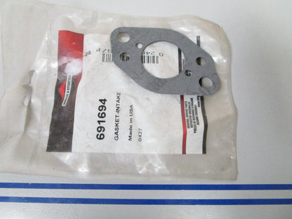 NEW OEM 691694 Briggs & Stratton Intake Gasket 0810